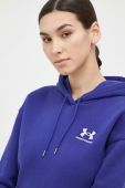 Кофта Under Armour жіноча колір фіолетовий з капюшоном однотонна 1373033-690