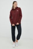Кофта Under Armour жіноча колір бордовий однотонна 1373033-690