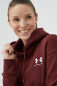 Кофта Under Armour жіноча колір бордовий однотонна 1373033-690