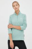 Спортивна кофта Jack Wolfskin Taunus жіноча колір зелений однотонна