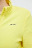 Спортивна кофта Viking Tesero жіноча колір жовтий однотонна