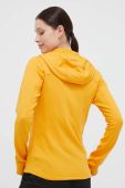 Спортивна кофта Marmot колір помаранчевий з капюшоном однотонна