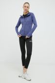 Спортивна кофта Marmot Preon жіноча колір синій з капюшоном однотонна
