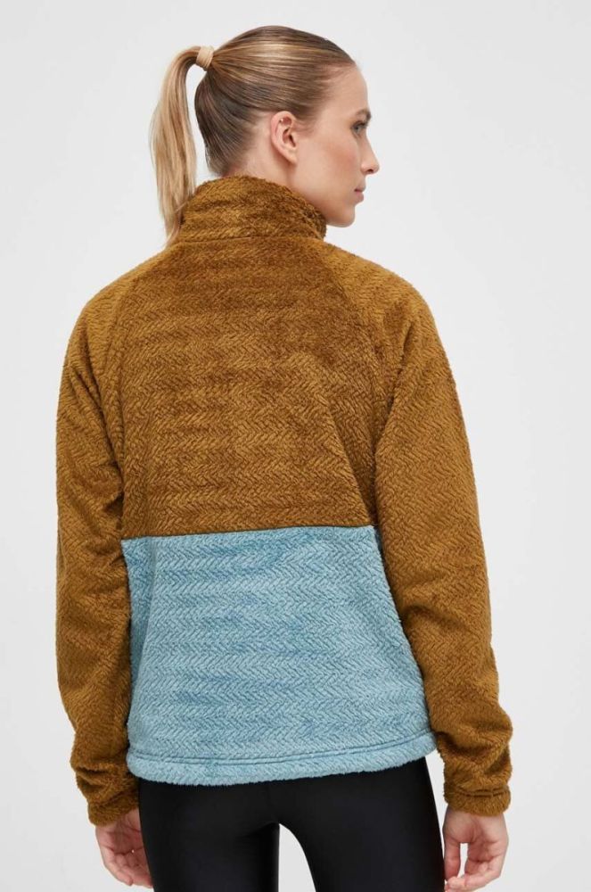 Спортивна кофта Marmot Homestead Fleece колір коричневий візерунок фото 3