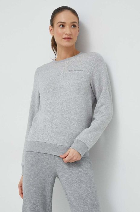Кофта Peak Performance жіноча колір сірий однотонна