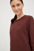 Кофта Peak Performance жіноча колір коричневий однотонна