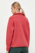 Спортивна кофта Peak Performance жіноча колір червоний однотонна