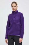 Спортивна кофта Peak Performance жіноча колір фіолетовий однотонна