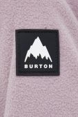 Спортивна кофта Burton Hearth Fleece жіноча колір рожевий візерунок