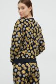 Кофта Moschino Underwear жіноча колір чорний візерунок