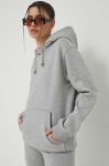 Бавовняна кофта adidas Originals жіноча колір сірий з капюшоном меланж IA6418-grey Бавовняна кофта adidas Originals жіноча колір сірий з капюшоном меланж IA6418-grey