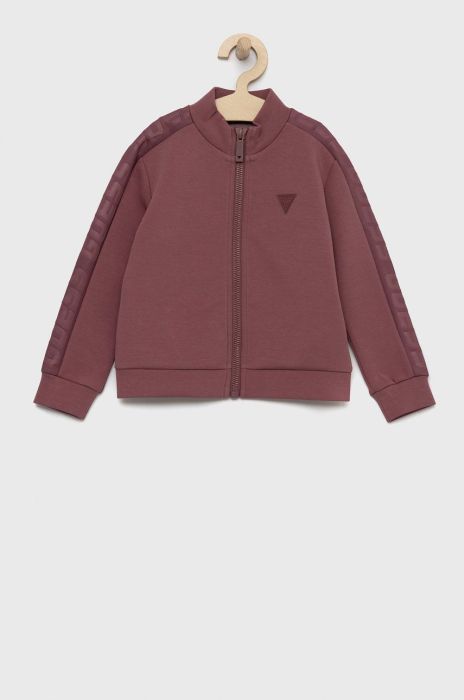 Дитяча кофта Guess колір рожевий однотонна (2494825) Дитяча кофта Guess колір рожевий однотонна (2494825)