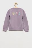 Дитяча кофта Guess колір фіолетовий з аплікацією (3005641)