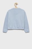 Дитяча бавовняна кофта Tommy Hilfiger однотонна колір блакитний