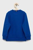 Дитяча кофта Tommy Hilfiger однотонна колір блакитний