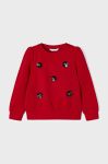 Дитяча кофта Mayoral колір червоний з принтом (2489696)