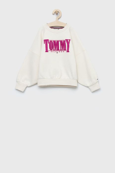 Дитяча кофта Tommy Hilfiger колір бежевий з аплікацією (2723910)