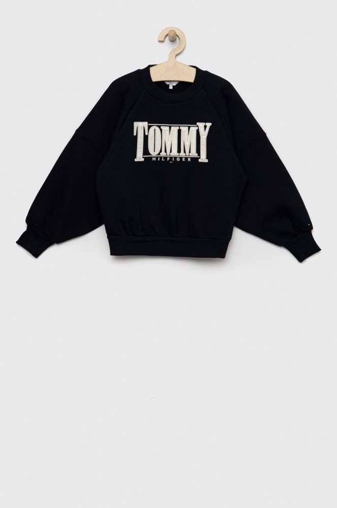 Дитяча кофта Tommy Hilfiger колір синій з аплікацією (2723886)