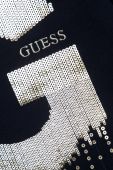 Дитяча бавовняна кофта Guess колір синій з аплікацією (2820503)