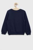 Дитяча бавовняна кофта United Colors of Benetton колір синій з аплікацією (2538190)