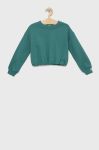 Дитяча кофта United Colors of Benetton колір зелений однотонна (2710935)