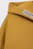 Дитяча бавовняна кофта United Colors of Benetton колір жовтий однотонна (2713290)