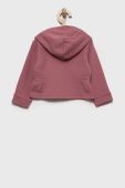 Дитяча бавовняна кофта United Colors of Benetton колір фіолетовий однотонна (2630078) Дитяча бавовняна кофта United Colors of Benetton колір фіолетовий однотонна (2630078)