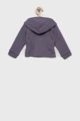 Дитяча бавовняна кофта United Colors of Benetton колір фіолетовий однотонна (2630087)
