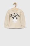 Дитяча кофта United Colors of Benetton колір бежевий з аплікацією (2800922)