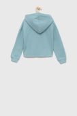 Дитяча кофта United Colors of Benetton з капюшоном з аплікацією колір блакитний (2823724)