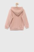 Дитяча кофта United Colors of Benetton колір рожевий з капюшоном з аплікацією (2823771)