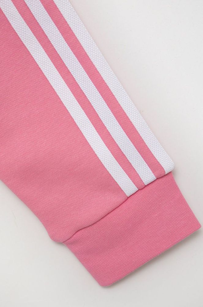 Дитяча кофта adidas Originals колір рожевий з аплікацією (2525630) фото 3