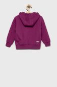 Дитяча кофта Fila колір фіолетовий однотонна (2625010)