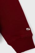 Дитяча кофта Pepe Jeans колір бордовий з капюшоном з аплікацією