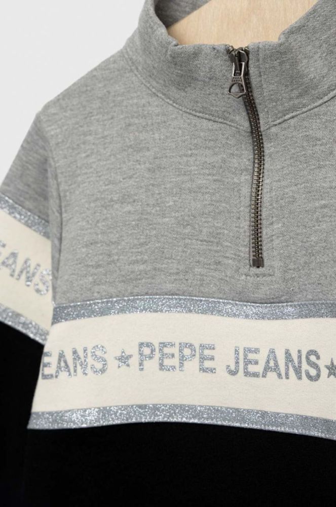 Дитяча кофта Pepe Jeans Ethel колір чорний візерунок фото 3