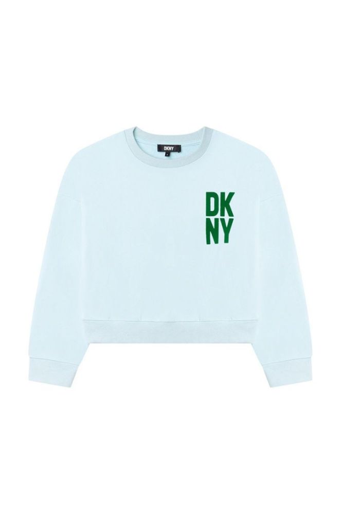 Дитяча кофта Dkny колір зелений з аплікацією (2697222) фото 2