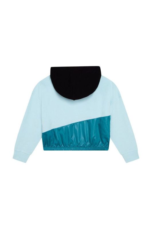 Дитяча кофта Dkny колір бірюзовий візерунок (2697233) фото 2
