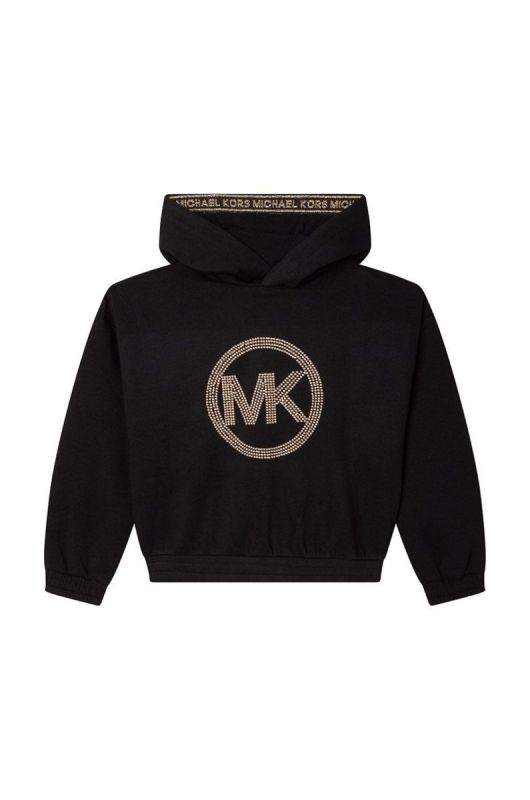 Дитяча кофта Michael Kors колір чорний з аплікацією (2611752)