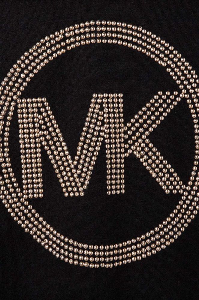 Дитяча кофта Michael Kors колір чорний з аплікацією (2611752) фото 3