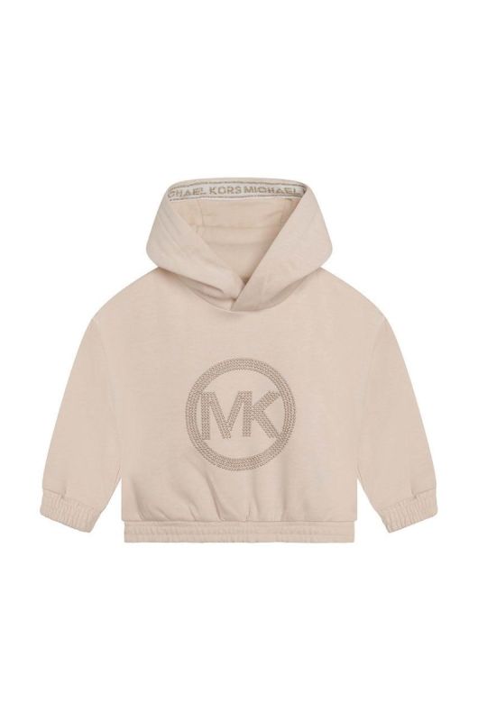 Дитяча кофта Michael Kors колір бежевий з аплікацією (2611754)