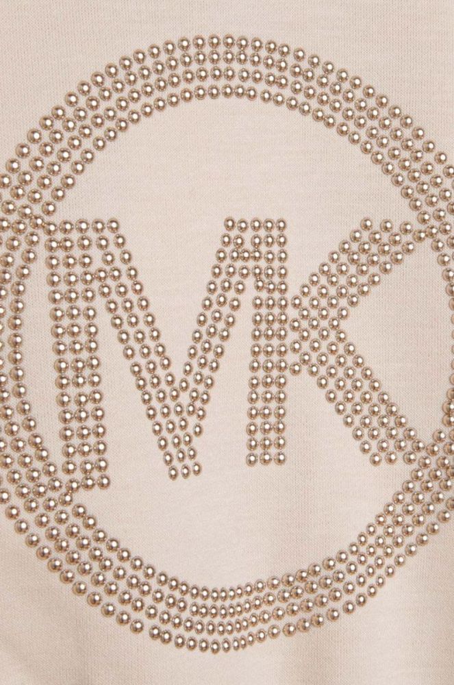 Дитяча кофта Michael Kors колір бежевий з аплікацією (2611754) фото 3