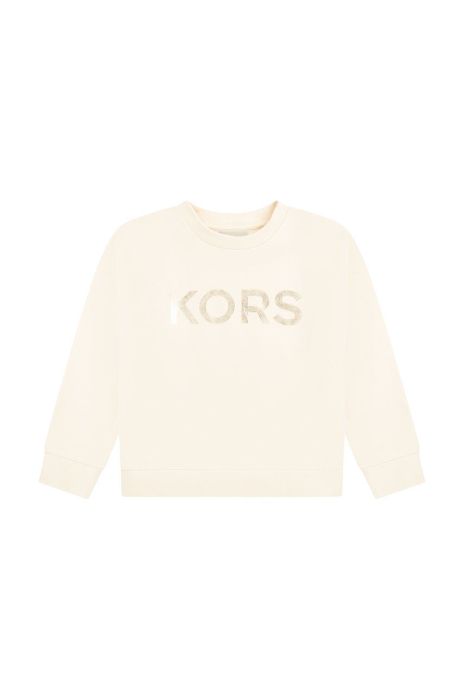 Дитяча бавовняна кофта Michael Kors колір бежевий з принтом (2611758)