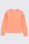 Дитяча кофта Coccodrillo колір помаранчевий однотонна