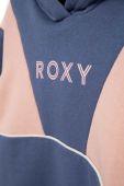 Дитяча кофта Roxy колір синій з принтом