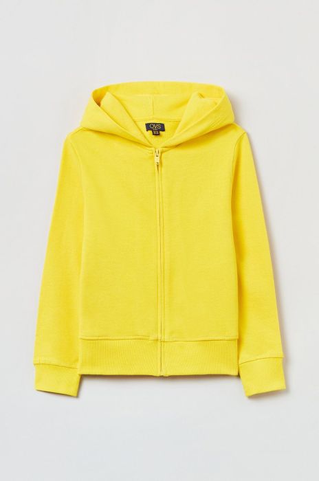 Дитяча бавовняна кофта OVS колір помаранчевий однотонна (2643228) Дитяча бавовняна кофта OVS колір помаранчевий однотонна (2643228)