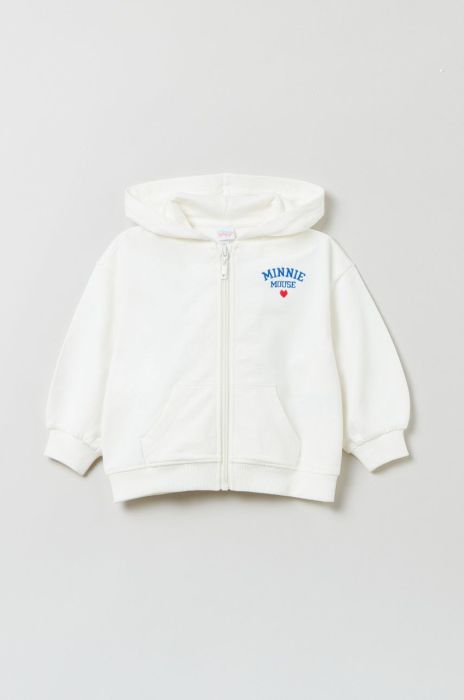 Дитяча кофта OVS колір білий з принтом (2646604) Дитяча кофта OVS колір білий з принтом (2646604)