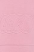 Дитяча кофта Lego Wear колір рожевий з капюшоном однотонна