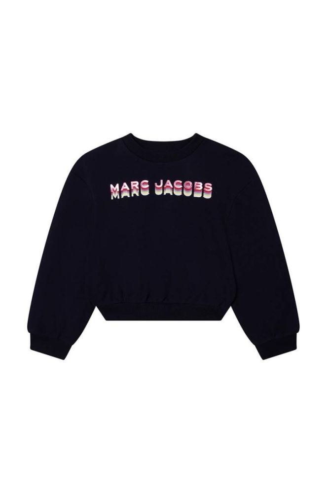Дитяча бавовняна кофта Marc Jacobs колір синій з принтом (2611828) фото 2
