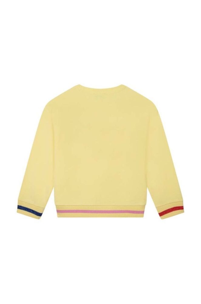 Дитяча бавовняна кофта Marc Jacobs колір жовтий з аплікацією (2616446) фото 2