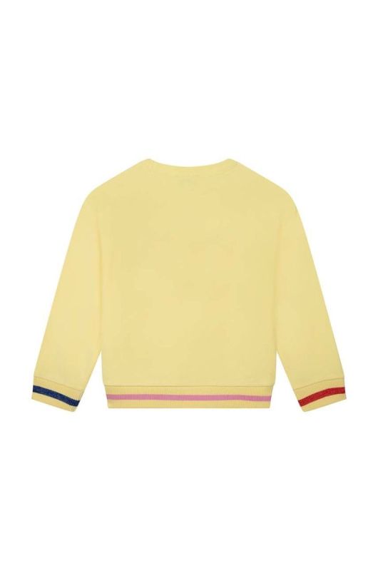 Дитяча бавовняна кофта Marc Jacobs колір жовтий з аплікацією (2616446) фото 2